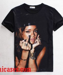 Rihanna full print graphic shirt two side