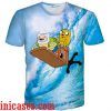 adventure time 1 full print graphic shirt two side