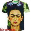 frida kahlo art 2 full print shirt two side