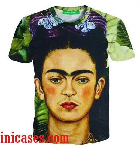 frida kahlo art 2 full print shirt two side