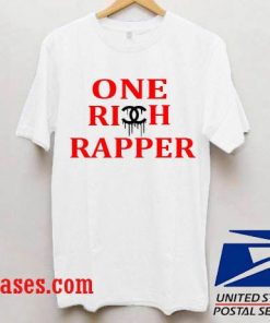 One Rich rapper T shirt