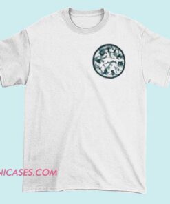 A T-shirt featuring the phrase 