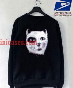 Cat face Grey Anatomy Sweatshirt
