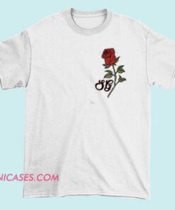 White T-shirt featuring black text that reads "THE SELENA GOMEZ OR GO HOME