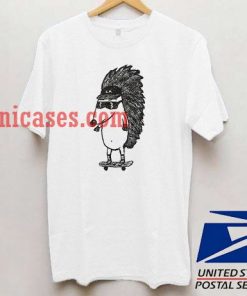 With Skater Hedgehog T shirt