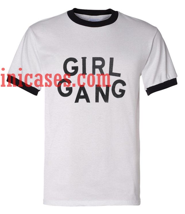 Feminist Slogan Girl Gangringer t shirt