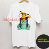 Pikachu Bulbasaur Sennin Mode T shirt