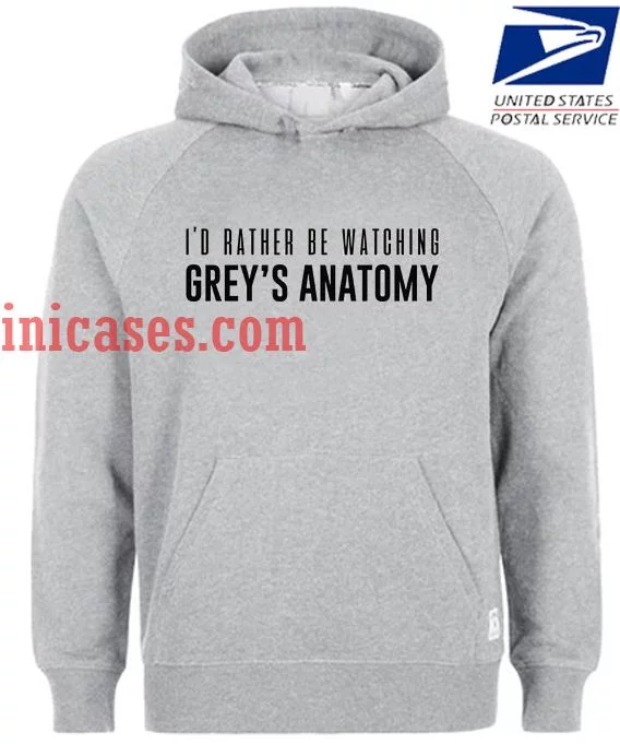 Rather Be Watching Grey's Anatomy Hoodie pullover