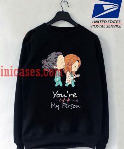 Greys Anatomy Cartoon Sweatshirt