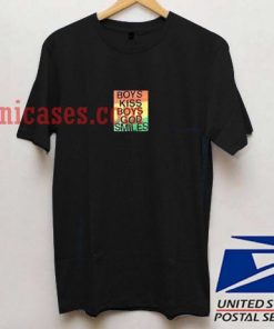 Boys Kiss Boys God Smiles T shirt