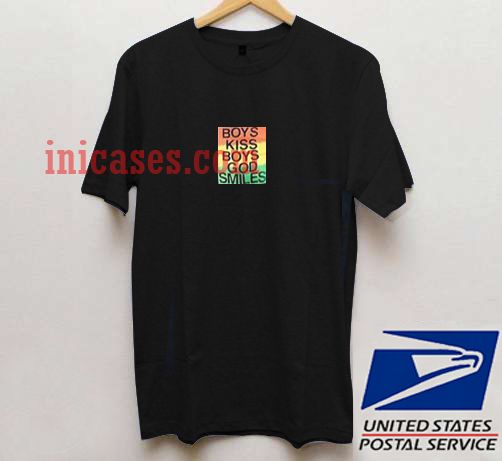 Boys Kiss Boys God Smiles T shirt Boys Kiss Boys God Smiles T shirt