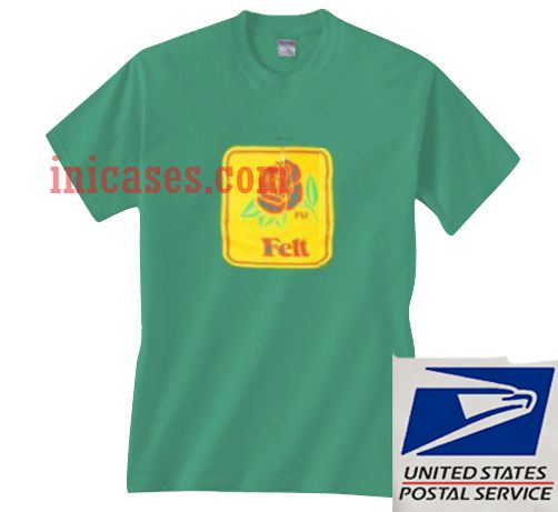 Rose Felt Green Tee T shirt Rose Felt Green Tee T shirt