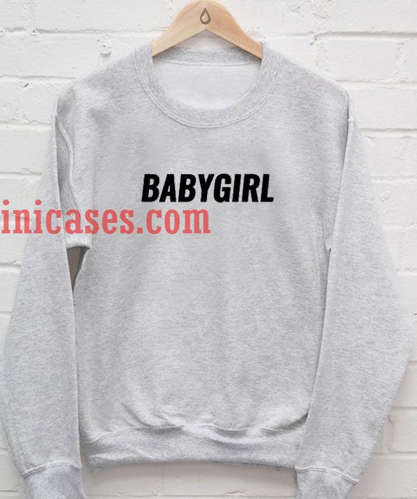 Babygirl Grey Sweatshirt Babygirl Grey Sweatshirt