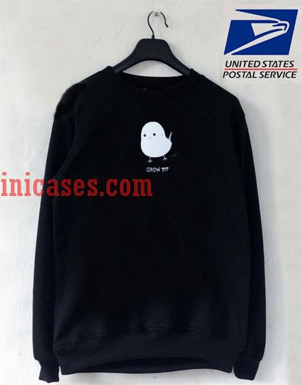 White Bird Crow Tit Sweatshirt White Bird Crow Tit Sweatshirt