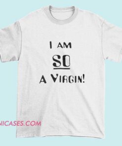 A T-shirt with a bold statement reading 