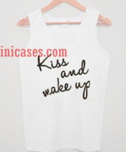 kiss and make up tank top unisex