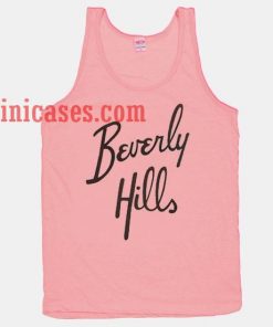Beverly hills pink tank top unisex