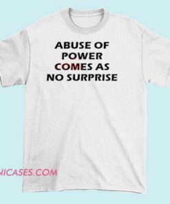 A T-shirt displaying the quote 