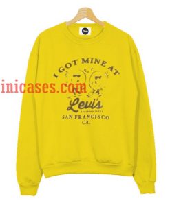 i got mine at levi's san francisco CA Sweatshirt