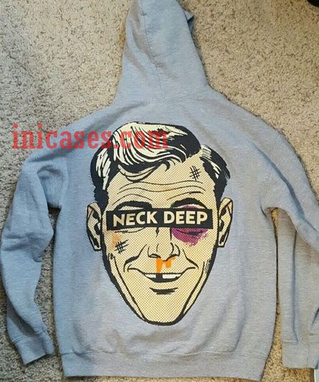 Neck Deep front and back print Hoodie pullover - inicases
