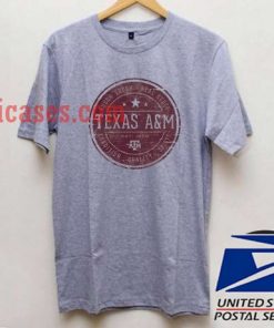 Texas A&M Rough Tough Real Stuff Grey T shirt