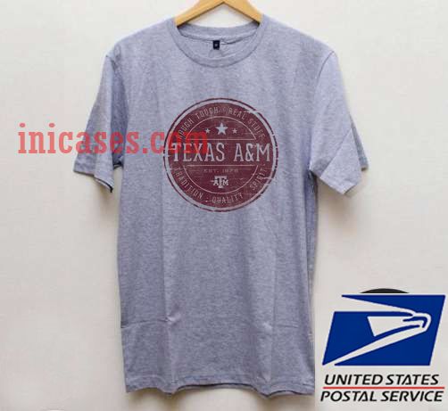 Texas A&M Rough Tough Real Stuff Grey T shirt Texas A&M Rough Tough Real Stuff Grey T shirt