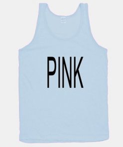 Pink tank top unisex