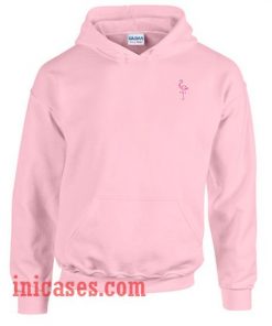 Tiny Flamingo Hoodie pullover