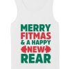 Merry Fitmas And A Happy New Rear tank top unisex