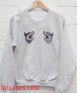Two Wolves Sweatshirt Men And Women