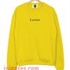 Lovers Yellow Sweatshirt Men And Women