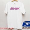 Snack Pink White T shirt