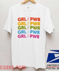 Girl Power Rainbow T shirt