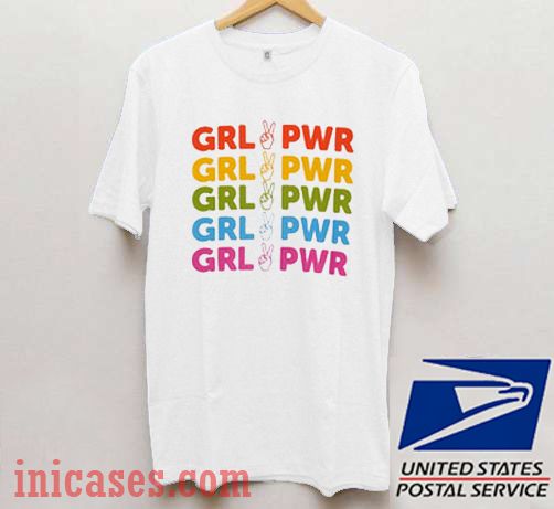 Girl Power Rainbow T shirt Girl Power Rainbow T shirt