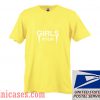 Girls Tour Yellow T shirt