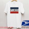 Paris Striped Flag T shirt