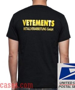 Vetements Metallverarbeitung T shirt