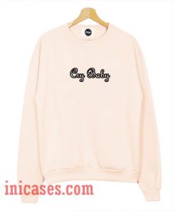 Cry Baby Outline Sweatshirt Men And Women
