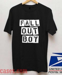 Fall Out Boy Black T shirt