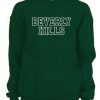 Beverly Hills Green Hoodie pullover