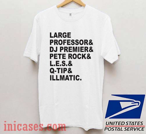 Large Professor Dj Premier Pete Rock T shirt Large Professor Dj Premier Pete Rock T shirt