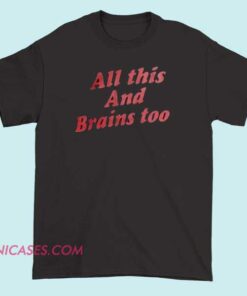 All This And Brains Too tank top unisex A unisex tank top showcasing an artistic graphic of interconnected brain illustrations with abstract, swirling patterns, blending science and creativity in a bold, modern design.