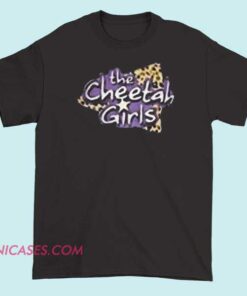 the cheetah girls T shirt A vibrant T-shirt featuring the Cheetah Girls logo and imagery, showcasing a fun and colorful design inspired by the popular girl group.
