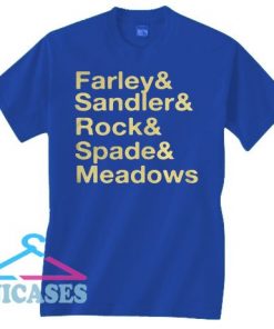 Jonah Hill Farley & Sandler & Rock & Spade & Meadows T Shirt