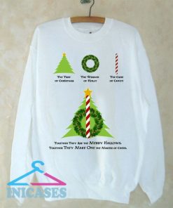 Merry Hallows White Sweatshirt Men And Women