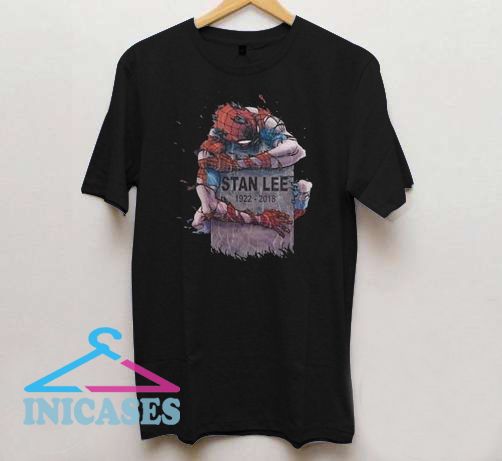 Spider Man Hugs Stan Lee 1922 2018 T Shirt Spider Man Hugs Stan Lee 1922 2018 T Shirt