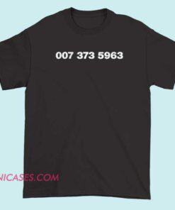 A T-shirt with the number 