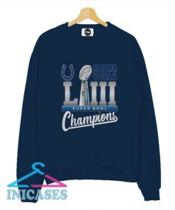 Colts LII super bowl champions sweatshirt Men And Women