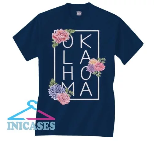 Floral Oklahoma T shirt