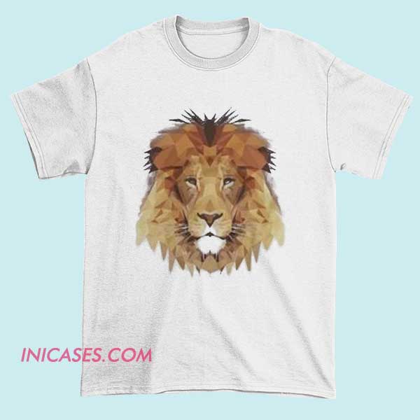 LION Shirt King Of The Jungle T Shirt A T-shirt featuring a majestic lion's face with a crown, symbolizing the "King of the Jungle," with bold text that reads "King of the Jungle."